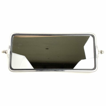 Retrac Head, Mirror, West Coast, 1159 7 In. X 16 In. Oe Style Polished Stainless, Universal Stud Mount 601272